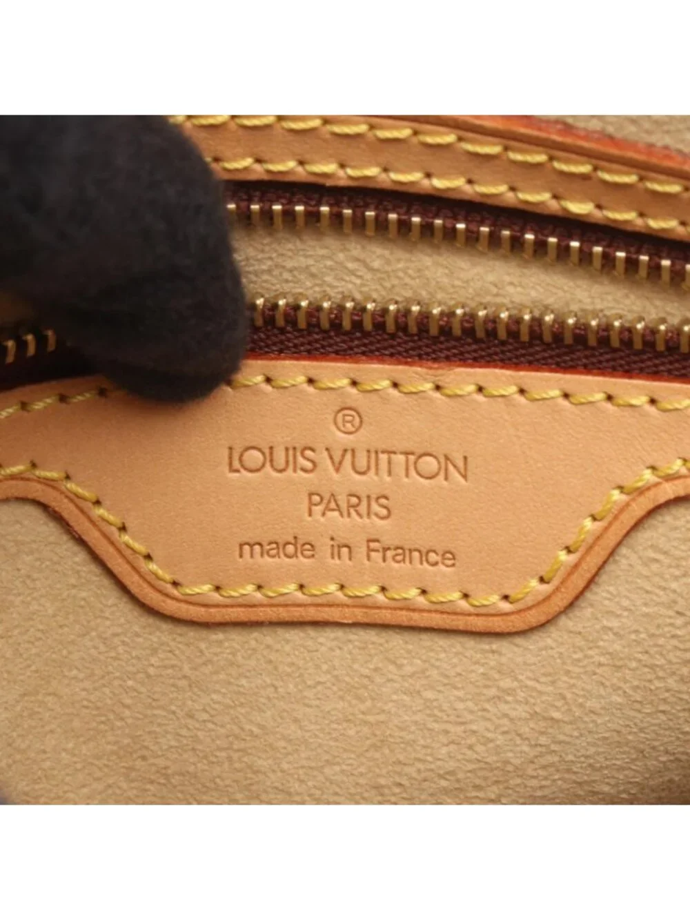 Louis Vuitton Shoulder Bag Looping MM Monogram Canvas Leather